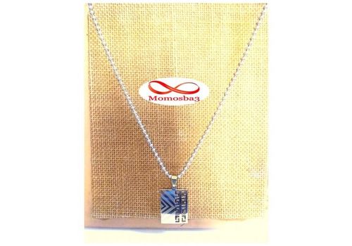 Chaine Avec Pendentif Plaque DORE En Acier Inoxydable Et Plaqué Or au meilleur prix au Maroc