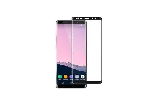 VERRE INCASSABLE 3D TOTAL INCURVE FINE ANTI TRACES ANTI RAYURES RESISTANT POUR SAMSUNG GALAXY NOTE 8 NOIR au meilleur prix au Maroc