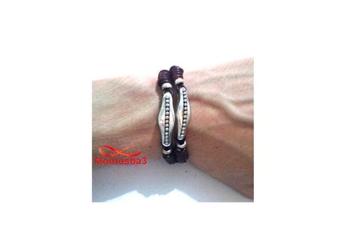 Bracelet Cuir MARRON - Unisex au meilleur prix au Maroc