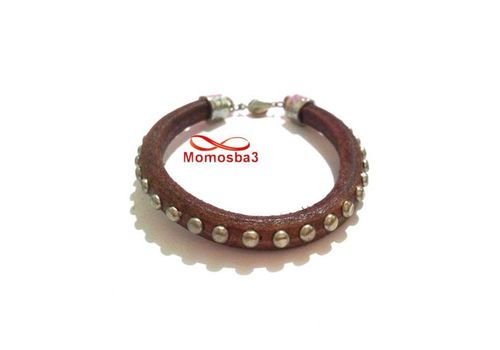 Bracelet Cuir MARRON Pour Homme au meilleur prix au Maroc