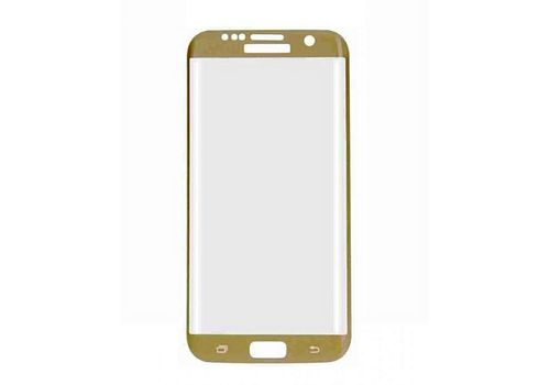 VERRE DE PROTECTION INCASSABLE HAUTE QUALITE INCURVER POUR SAMSUNG GALAXY S7 EDGE DORE au meilleur prix au Maroc