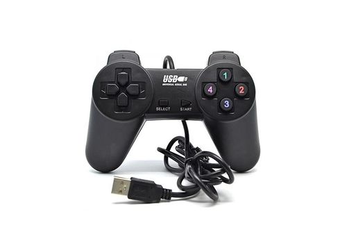 MANNETTE GAME PAD COMPATIBLE PC AVEC FIL  1.0 2.0 CONTROLEUR DE JEU FILAIRE DOUBLE SHOCK 2 POUR WINDOWS 9X / 2000 / XP au meilleur prix au Maroc