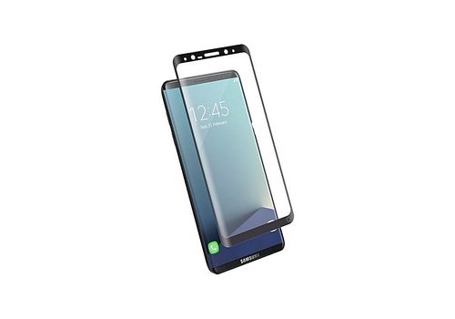 GLASS PROTECTION POUR SAMSUNG GALAXY S8 NOIR au meilleur prix au Maroc