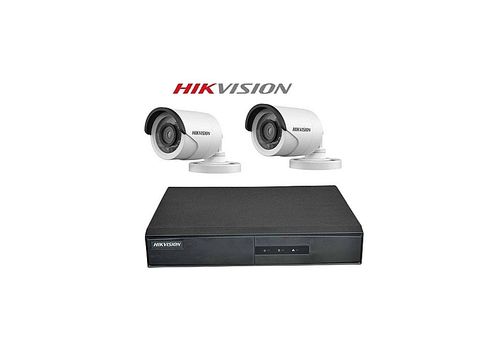 Pack Système de Surveillance de DVR et 2 Caméras d'exterieur -2Mpixel au meilleur prix au Maroc