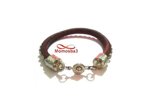 Bracelet Cuir MARRON Pour Homme au meilleur prix au Maroc