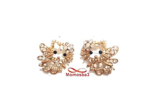 Boucle D'oreille Femme Hello Kitty - DORE au meilleur prix au Maroc
