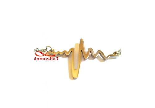 Bracelet Hearbeat En Acier Inoxydable Argenté Pour Femmes au meilleur prix au Maroc