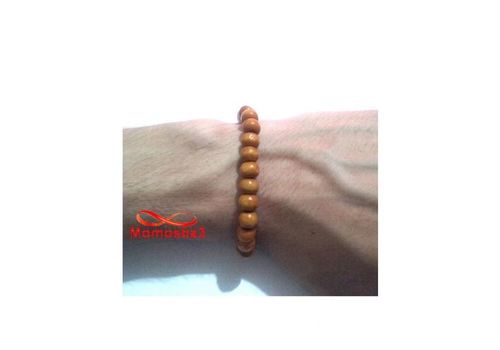 Agate Bois Sur Cordon Réglable au meilleur prix au Maroc