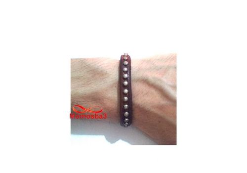 Bracelet Cuir MARRON Pour Homme au meilleur prix au Maroc