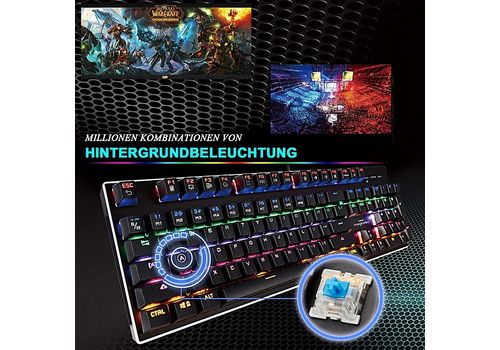 Clavier Gamer de Jeu de Rétroéclairage couleur USB filaire au meilleur prix au Maroc