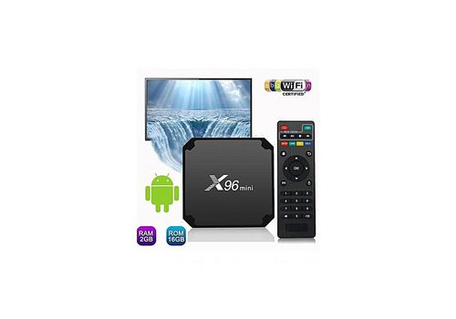 X96  ANDROID TV BOX MINI 4K 2/16GB RAM ROM 7.1.2 PLUS POSSIBILITE D'AJOUTER DES ABONNEMENTS IPTV au meilleur prix au Maroc