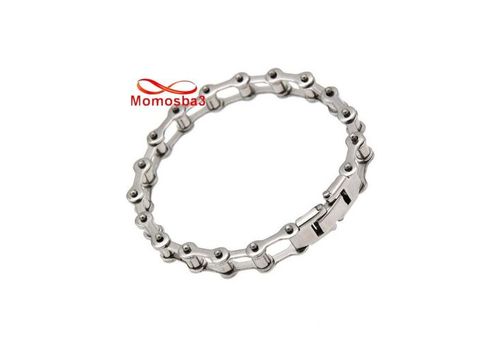Bracelet Gourmette Chaine De Vélo En Acier Inoxydable (Réglable) au meilleur prix au Maroc