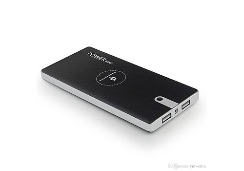 Chargeur sans fil portable Qi Et Power Bank 10000 mAh externe pour téléphone portable Sans fil  - NOIR au meilleur prix au Maroc