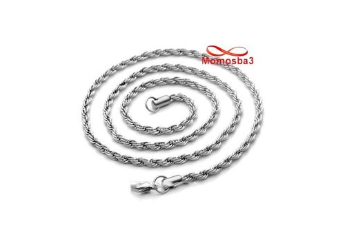 Chaine En Acier Inoxydable Argenté - Taille 3mm au meilleur prix au Maroc