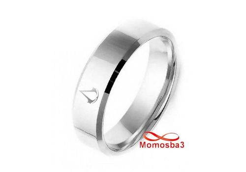 Bague En Acier Inoxydable Argenté Logo Assassin Creed - Unisex au meilleur prix au Maroc