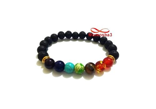 Agate Pierres Naturelle  élastique - (Unisex) au meilleur prix au Maroc