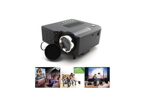 LCD Mini Portable 1080 P LED Projecteur Home Cinéma Théâtre USB SD HDMI US Plug au meilleur prix au Maroc