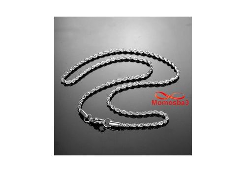 Chaine En Acier Inoxydable Argenté - Taille 3mm au meilleur prix au Maroc