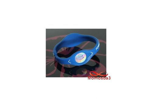 Bracelet Power Balance Énergie Santé Silicone Hologramme Aléatoire - BLEU au meilleur prix au Maroc
