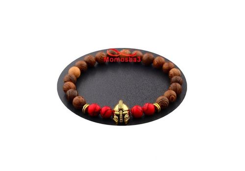 Agate Bois MARRON Avec Pierre Naturelle Pendentif GLADIATOR DORE au meilleur prix au Maroc