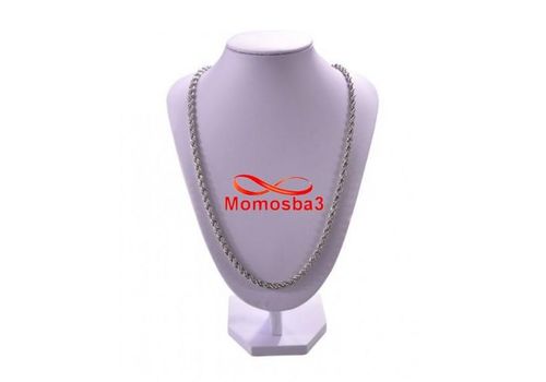 Chaine En Acier Inoxydable Argenté - Taille 4mm au meilleur prix au Maroc