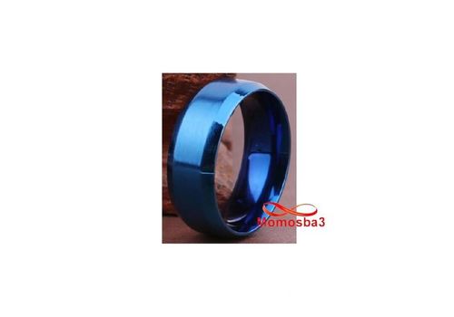 Bague En Acier Inoxydable BLEU - Unisex au meilleur prix au Maroc