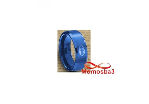 Bague Batman En Acier Inoxydable BLEU - Unisex au meilleur prix au Maroc