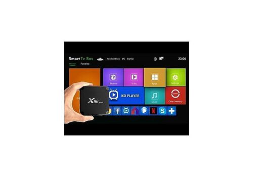 X96  ANDROID TV BOX MINI 4K 2/16GB RAM ROM 7.1.2 PLUS POSSIBILITE D'AJOUTER DES ABONNEMENTS IPTV au meilleur prix au Maroc