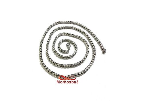 Chaine En Acier Inoxydable Argenté Avec 3 Tailles au meilleur prix au Maroc