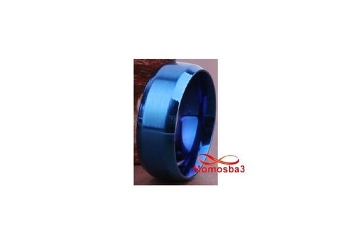 Bague En Acier Inoxydable BLEU - Unisex au meilleur prix au Maroc