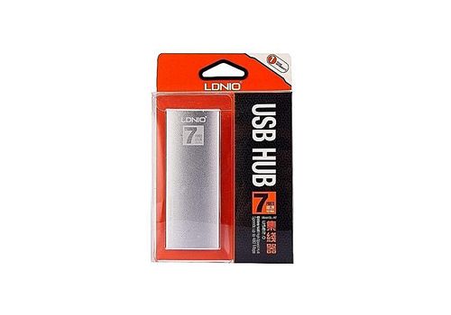 DL-H7 7 ports USB 2.0 Hub en métal pour Apple MacBook / Ipad / Windows / Samsung / Moto / Mi4 au meilleur prix au Maroc