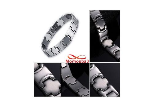 Bracelet En Acier Inoxydable - Argenté au meilleur prix au Maroc