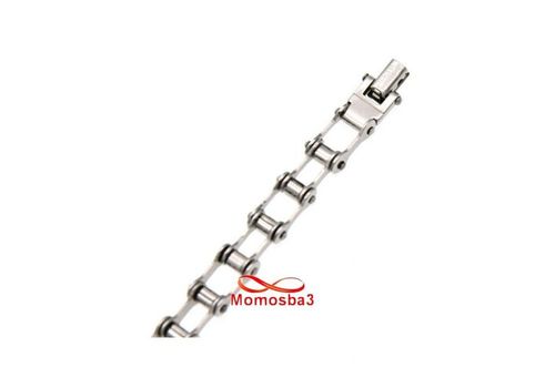 Bracelet Gourmette Chaine De Vélo En Acier Inoxydable (Réglable) au meilleur prix au Maroc