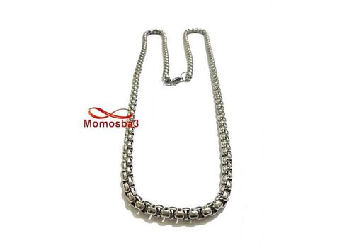 Chaine En Acier Inoxydable Argenté Avec 3 Tailles au meilleur prix au Maroc