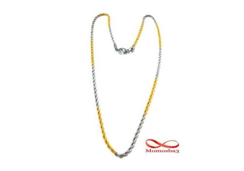 Chaîne En Acier Inoxydable + Plaqué OR JAUNE Torsadé Unisex au meilleur prix au Maroc