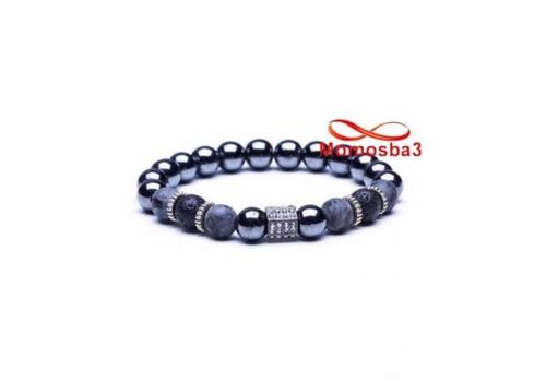 Agate Pierres Naturelle Et Hématite - élastique au meilleur prix au Maroc