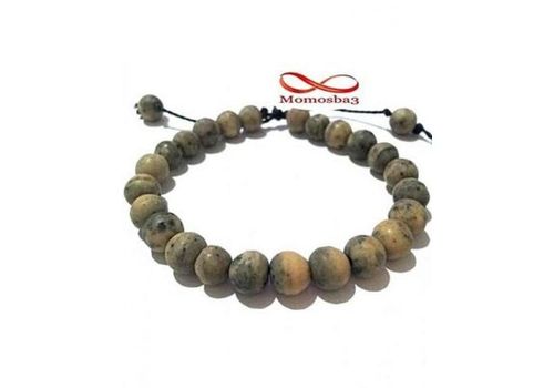 Agate Pierre Naturelle Avec Cordon Réglable - Unisex au meilleur prix au Maroc