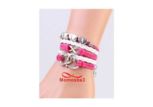 Bracelet Femme Fil Et Cuir Avec 3 Pendentifs FASHION - 2019 au meilleur prix au Maroc