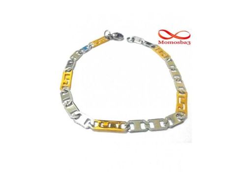 Gourmette En Acier Inoxydable DORE & Argenté au meilleur prix au Maroc