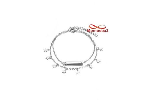 Chaîne De Cheville Pour Femme Bracelet De Pied - Argenté au meilleur prix au Maroc