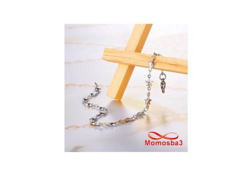 Gourmette Et Chaîne De Cheville En Acier Inoxydable Bracelet Main Et Pied - Argenté au meilleur prix au Maroc