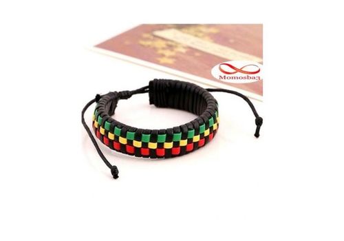 Bracelet Skye Noir Avec 3 Couleurs - Fil Réglable au meilleur prix au Maroc