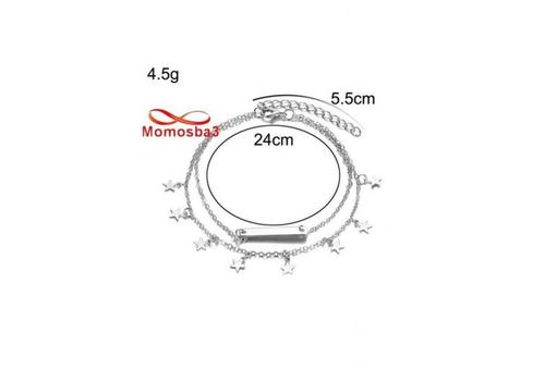 Chaîne De Cheville Pour Femme Bracelet De Pied - Argenté au meilleur prix au Maroc