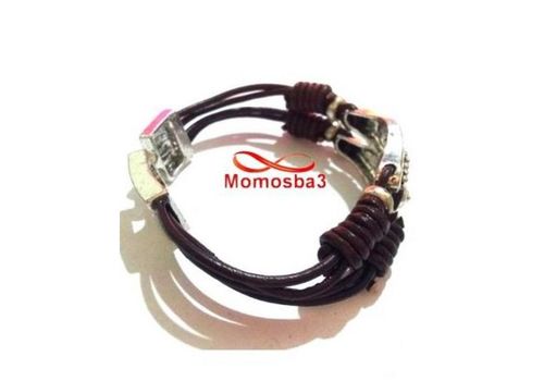 Bracelet Cuir MARRON - Unisex au meilleur prix au Maroc