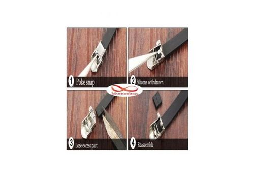 Bracelet En Acier Inoxydable Et Silicone Pour Homme (Réglable) au meilleur prix au Maroc