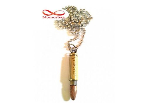 Chaine Avec Pendentif Balle Vcross Fire En Acier Inoxydable au meilleur prix au Maroc