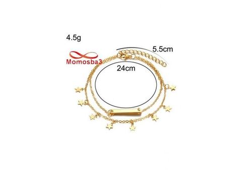 Chaîne De Cheville Pour Femme Bracelet De Pied - DORE au meilleur prix au Maroc