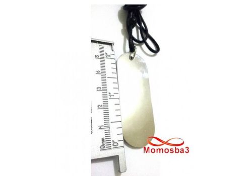 Collier Fil Noir Réglable Avec Pendentif Plaque GUCCI En Acier Inoxydable - Unisex au meilleur prix au Maroc