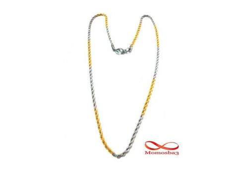 Chaîne En Acier Inoxydable + Plaqué OR JAUNE Torsadé Unisex au meilleur prix au Maroc
