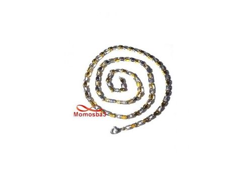 Chaîne En Acier Inoxydable Argenté + DORE au meilleur prix au Maroc